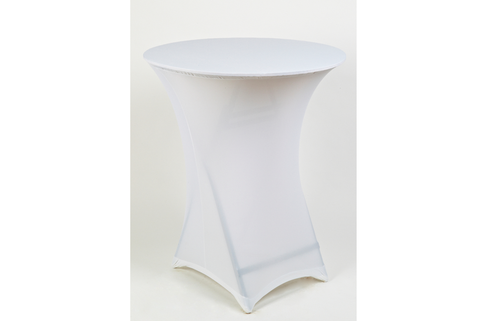 WEISSE SPANDEX TISCHHUSSE 