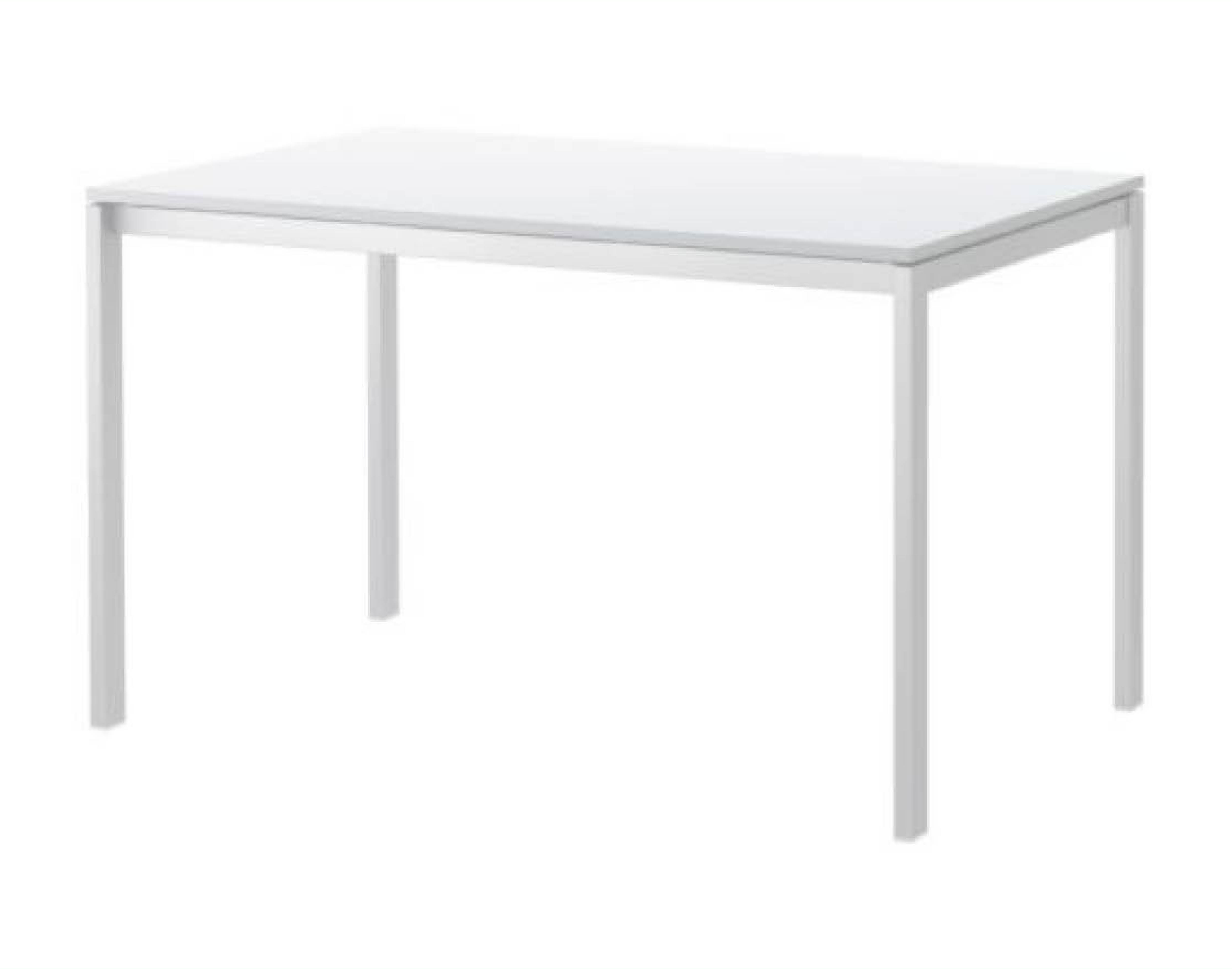 TISCH WEISS 125*75CM
